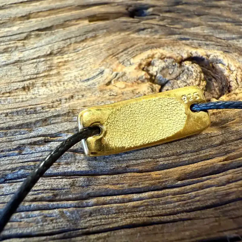 Barren-Hundemarke aus Sterling-Silber